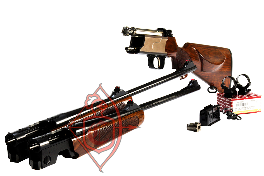 Карабин нарезной Krieghoff Semprio k.30-06 + доп.ствол к.223Rem + крепление