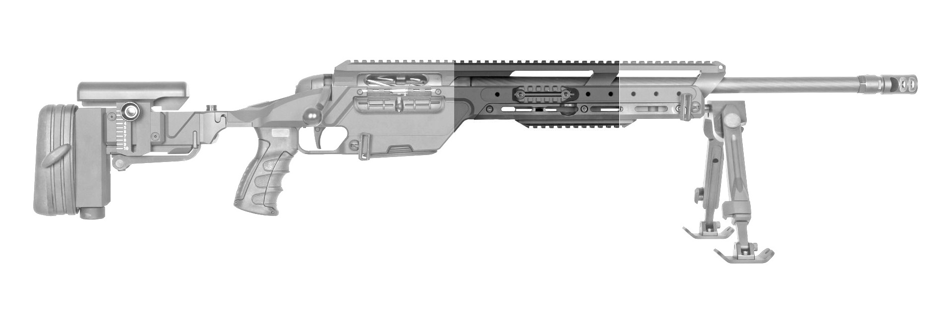 Планка пикатинни Steyr Mannlicher короткая
